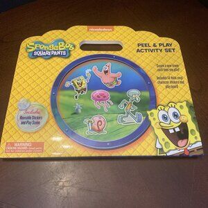 SpongeBob SquarePants Peel & Play Activity Set - Reusable Stickers & Play Scene